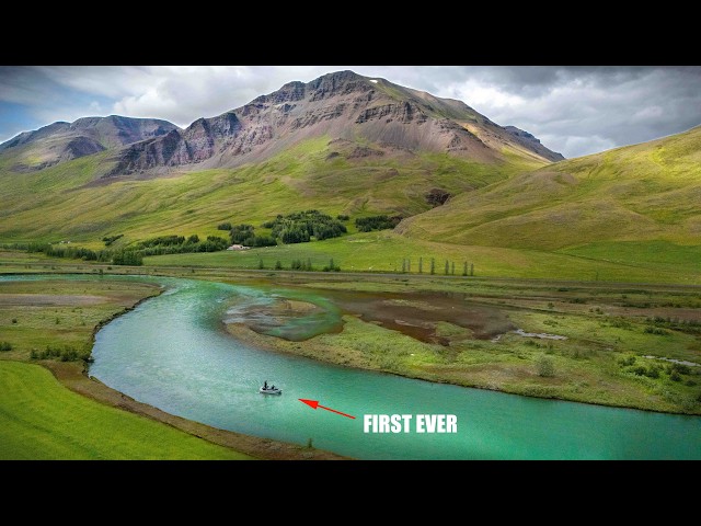 Fishing From the First Drift Boat in Iceland