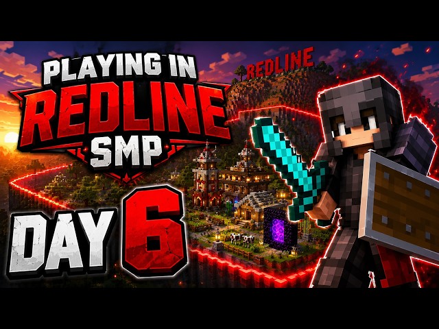Minecraft Redline SMP Day 6 | Unexpected Base Disaster #minecraft