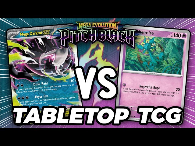 Can Mega Darkrai ex Defeat Hide and Sneak in this Pokemon TCG Tabletop Match!?!