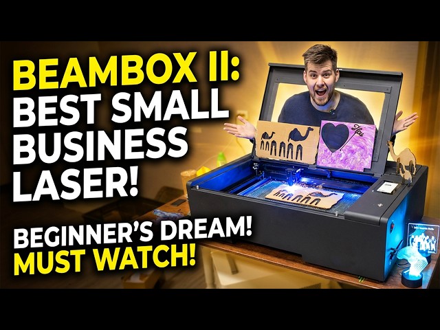 Why the Beambox II is the BEST Laser Engraver for Your Small Business: Perfect for Beginners!