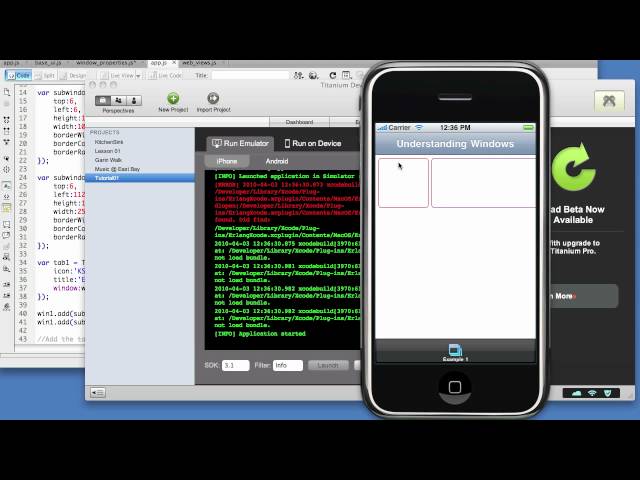 iPhone App Dev with Titanium: 02 Understanding Windows
