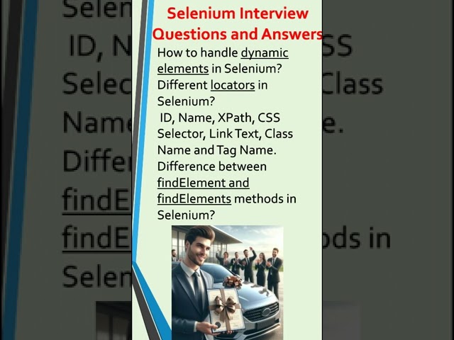 Selenium Tutorial for Beginners-Selenium Interview Questions and Answers-Selenium WebDriver Tutorial