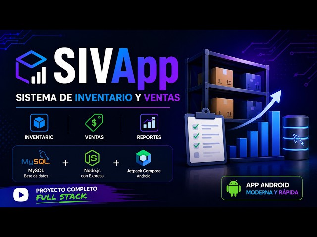 Sistema de Inventario y Ventas desde Cero (Base de datos y Backend) | Android + Node.js + MySQL