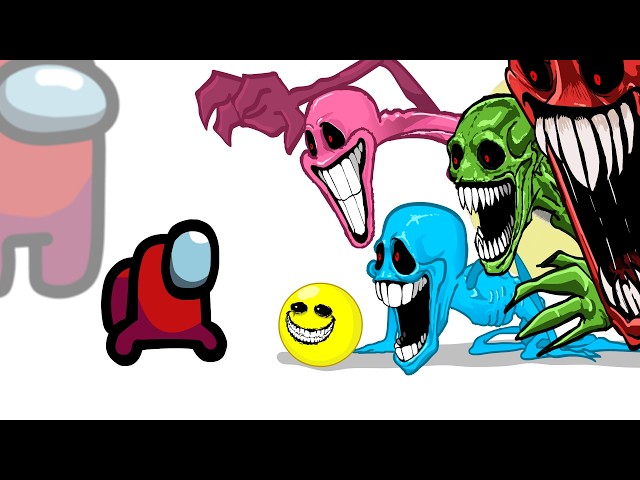 Mini Crewmate Kills MINECRAFT All Creepy Verity Characters | Among Us