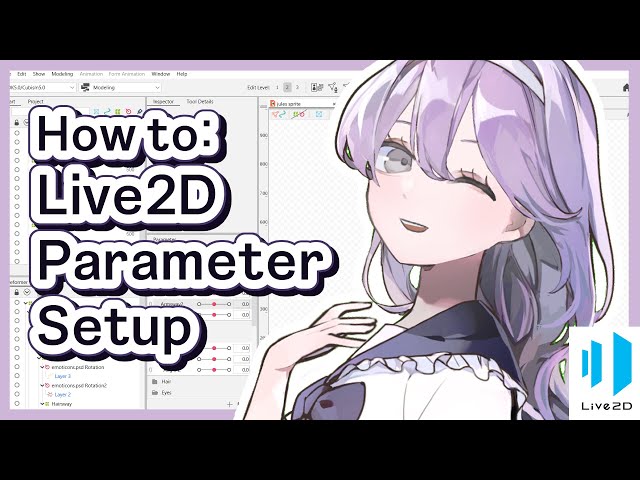 Live2D Game Character Rigging | Live2D Game Sprites Tutorial #2 - Parameter Setup
