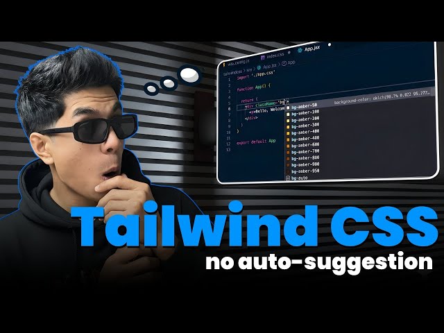 ⚡️ React Tailwind CSS Autocomplete Not Working 🙄 | How to Setup Tailwind in ReactJs | 2025