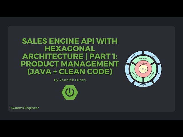 Hexagonal Java API | Part 1: Products with Spring Boot