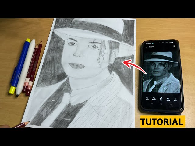 Michael Jackson Drawing ✍️🔥, Shading Tutorial Step By Step, King Of Pop Pencil Sketch 