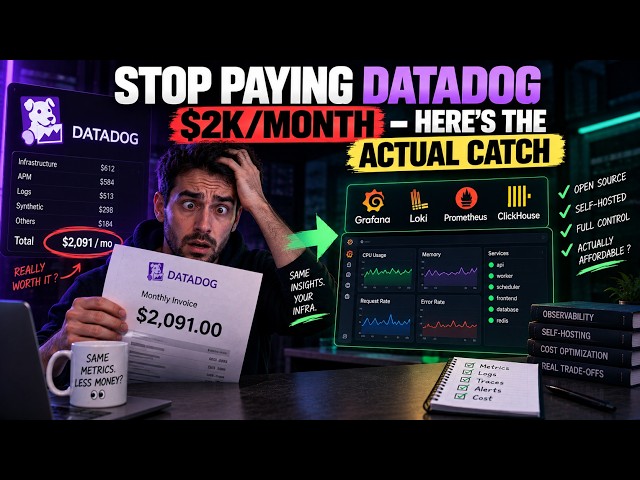 Stop Paying Datadog $2K/Month — Here's the Actual Catch