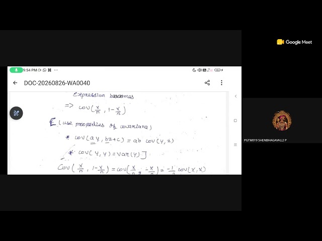 Semmozhi IAS Academy - PG TRB Maths statistics Binomial distribution