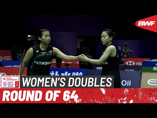 BWF World Championships 2026 | Ong/Ting (MAS) vs Buhrova/Kantemyr (UKR) | R64