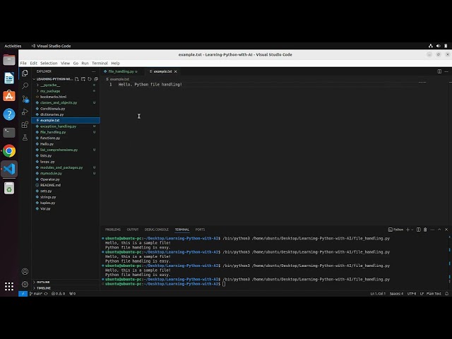 Python for beginners - Introduction to Python file handling in five minitues