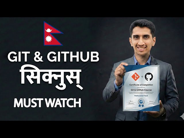 Git and GitHub Course In Nepali - For Beginners With Certificate