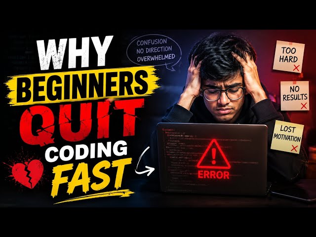 Why beginners quit coding fast? Tech With Sukhman Explain 