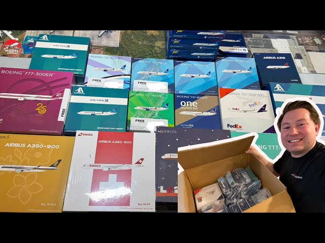 My LARGEST Model Aircraft Unboxing! 23 Models | Gemini Jets | NG Models | Aero Polaris 