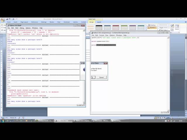 Python Arrays