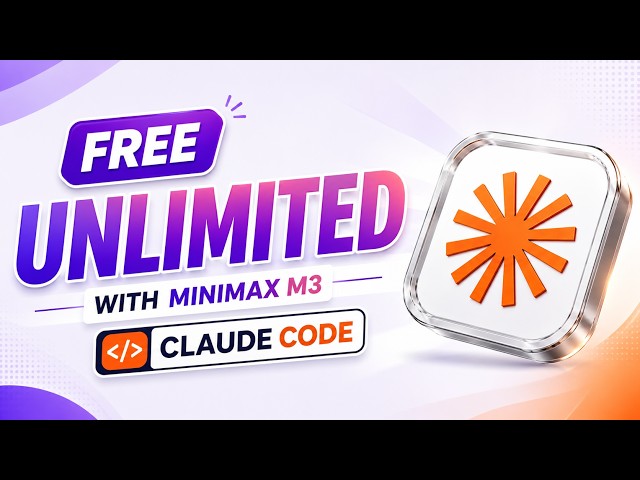 Use Claude Code FREE with MiniMax M3