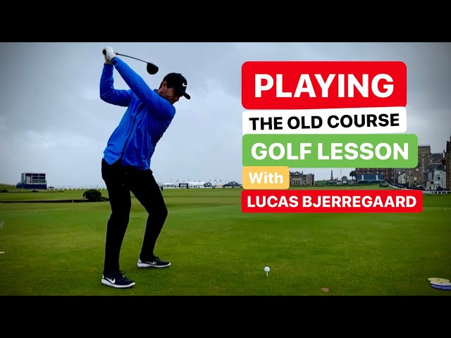 ON COURSE GOLF LESSON WITH  LUCAS BJERREGAARD