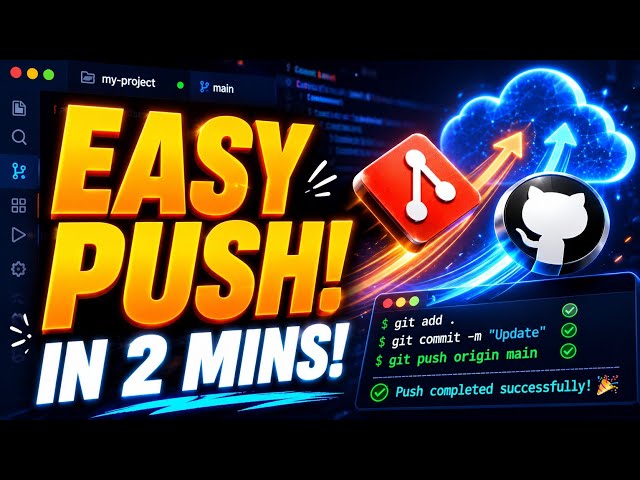 VS Code to GitHub in 2 Mins Hindi !🔥Git & GitHub Beginners