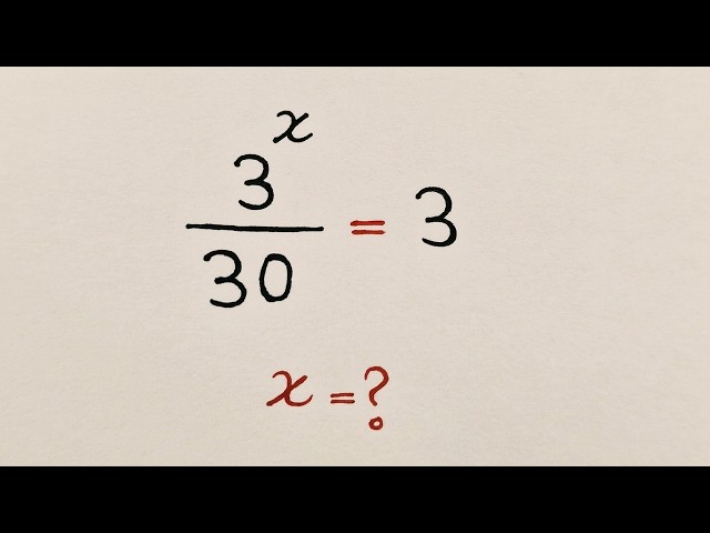 Exponential Equation Challenge: Can you solve for x?