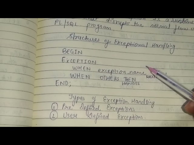Oracle Exception Handling 🔥 DBMSPL/SQL Exceptions 💯 Easy  