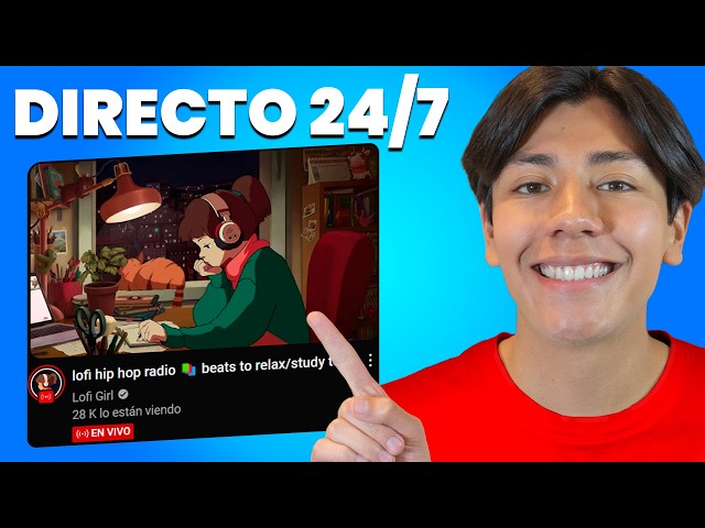 Cómo Transmitir En Vivo En YouTube 24/7 Con Videos Pregrabados