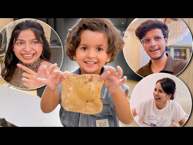 Kitne din baad Asher nani house aaya or banai roti 