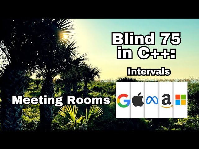 Leetcode Blind 75 C++: Meeting Rooms