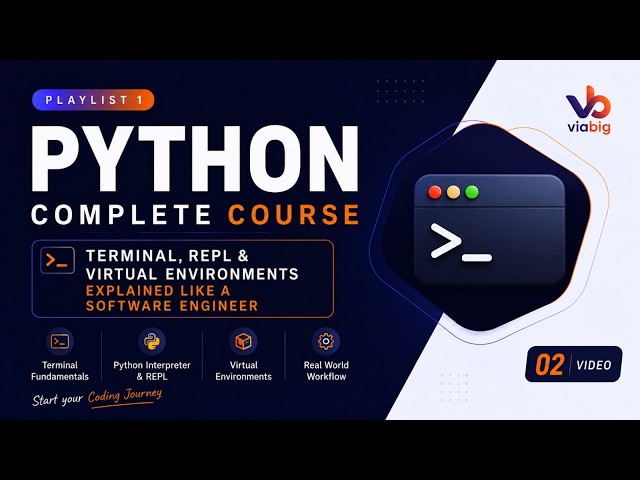 🚀 Every Python Developer Must Know This! | Terminal, REPL & Virtual Environment | #2 #python