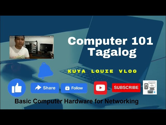 #46 Computer 101: Basic Computer Hardware for Networking (Tagalog)