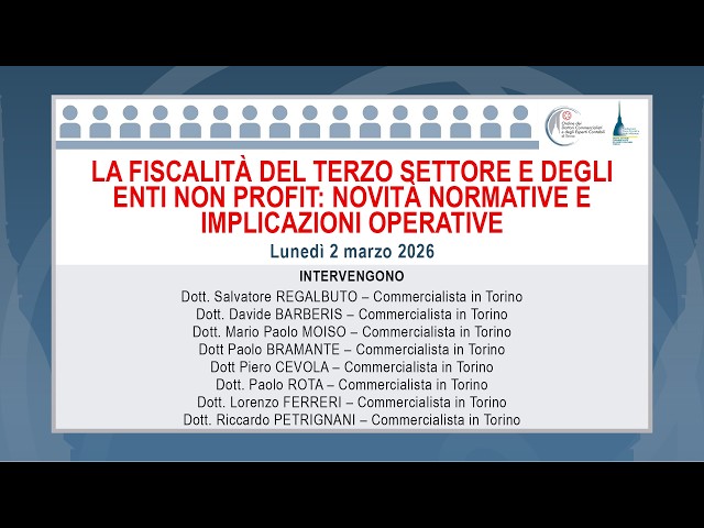 La fiscalità del Terzo Settore e degli Enti non profit, novità normative e implicazioni operative