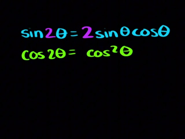 EASY Way to Remember Double Angle Identities