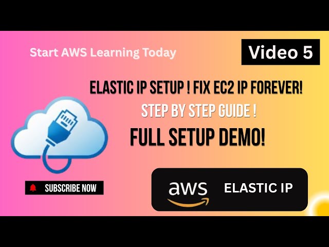 AWS Elastic IP| Static IP Setup Step-by-Step (Easy Practical for Students & Pros)  | #awscloud #aws