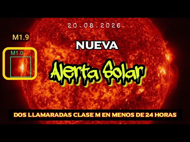 New solar alert! Two M-class flares in less than 24 hours