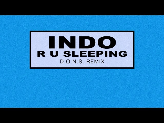 Indo - R U Sleeping (D.O.N.S. Remix) [Official Audio]