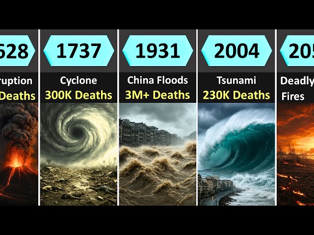 Deadliest Natural Disasters in History (Timeline)