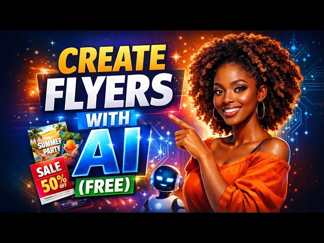 Create Flyers with AI (FREE) | Step-by-Step Beginner Guide