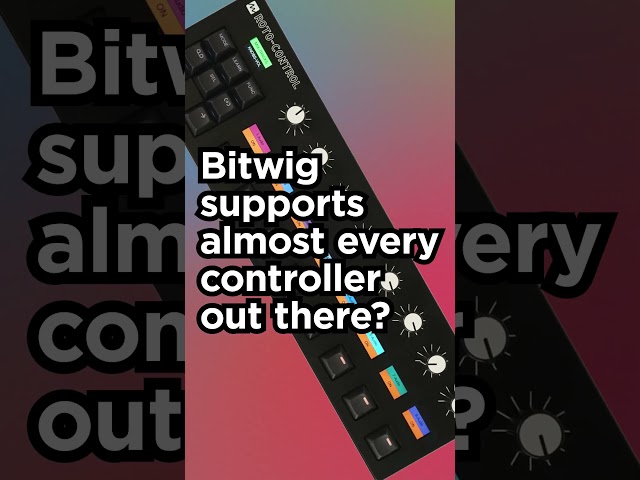 Which controllers are supported in Bitwig?
