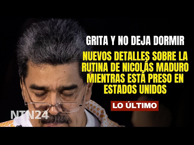 New details about Nicolás Maduro's routine while imprisoned in the United States