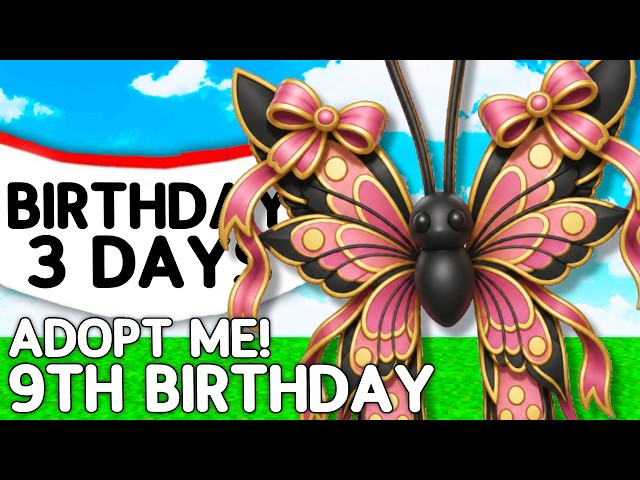 Adopt Me 9th Birthday Update! New Pet News