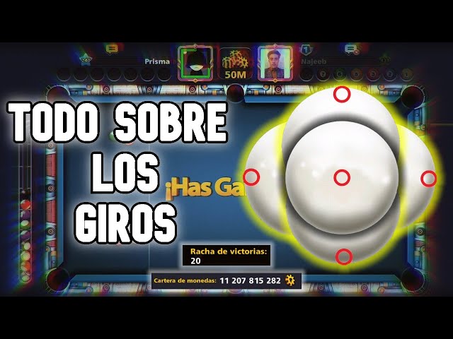 COMO Y CUANDO USAR LOS GIROS | 8 ball pool