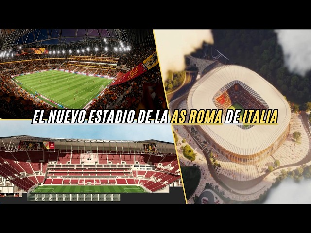 ASI SERA el NUEVO ESTADIO de la AS ROMA de ITALIA para la EUROCOPA 2032