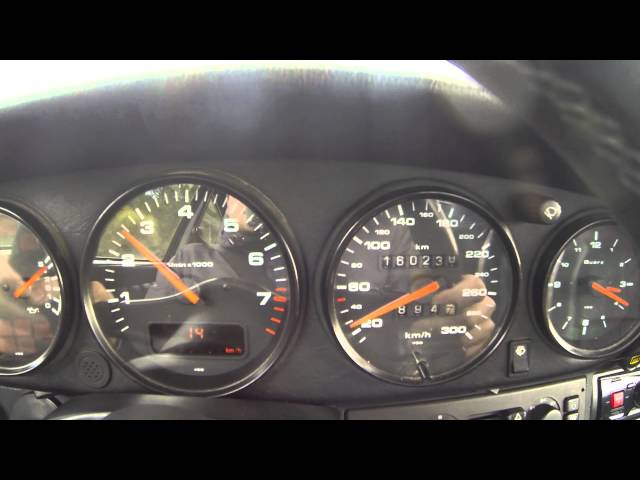 Porsche 964 Carrera 2 0-100 Acceleration