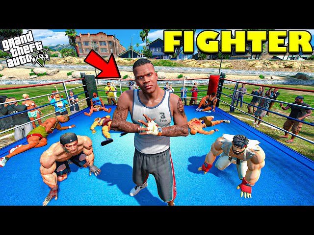 Franklin Becomes the Most POWERFUL FIGHTER of Los Santos in GTA 5! 🥊🔥| SHINHCAN & CHOP