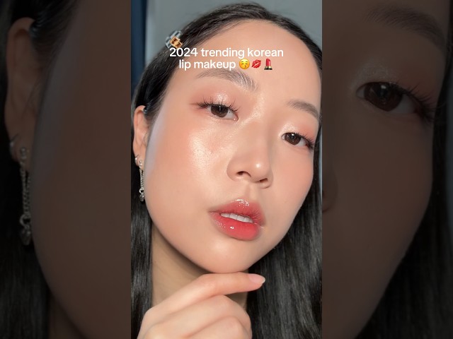 2024 trending korean lip makeup 💄💋 #kbeauty