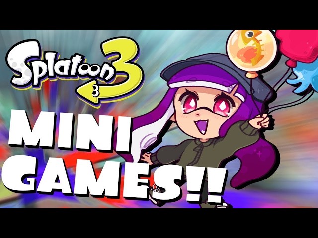 Splatoon 3 MINIGAME MONDAY!! lets be silly :) (also update cope)
