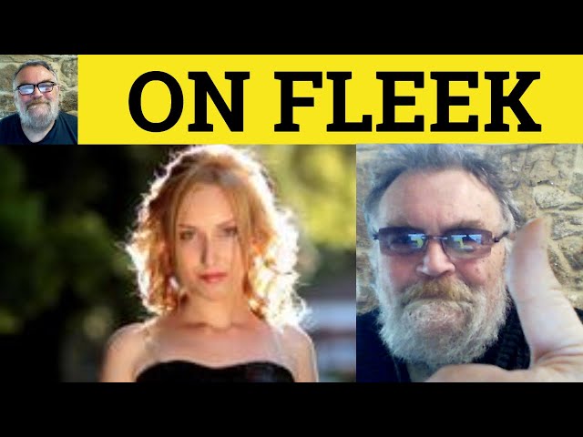 😎 Fleek Meaning - On Fleek Defined - Fleek  Examples - On Fleek Definition - Fleek - Neologisms