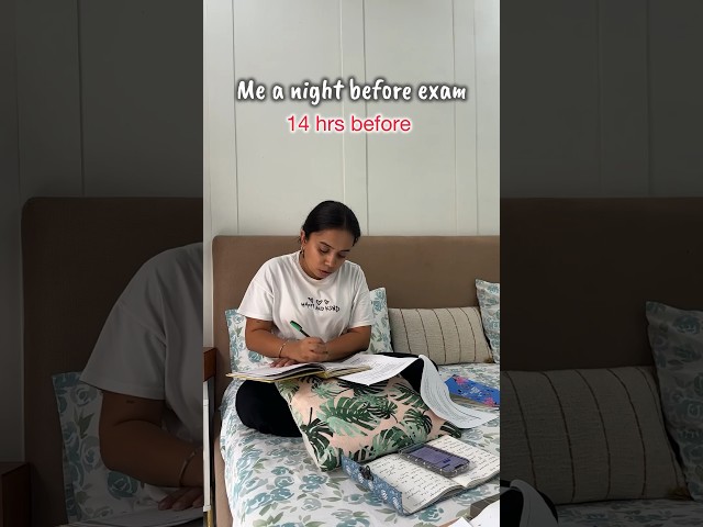 A night before exam📚