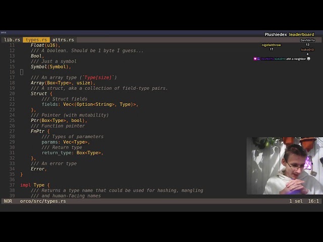 Your usual compiler stream 🧰