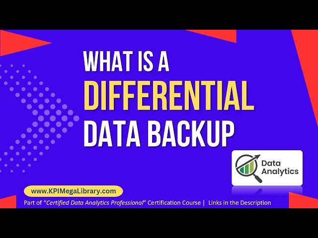 What is a Differential Data backup